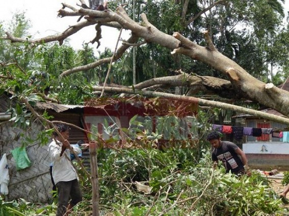 Weather change hits Northern Tripura : Atleast 4000 houses affected 